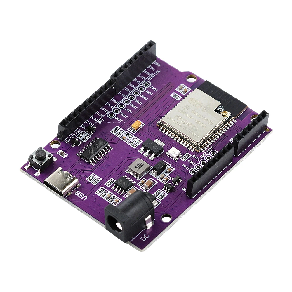ESP32-S3 Entwicklungs-Erweiterungsplatine für Python IDE mit ESP32 S3 N16R8 WLAN-Modul, Mehrzweckverbindung Typ C