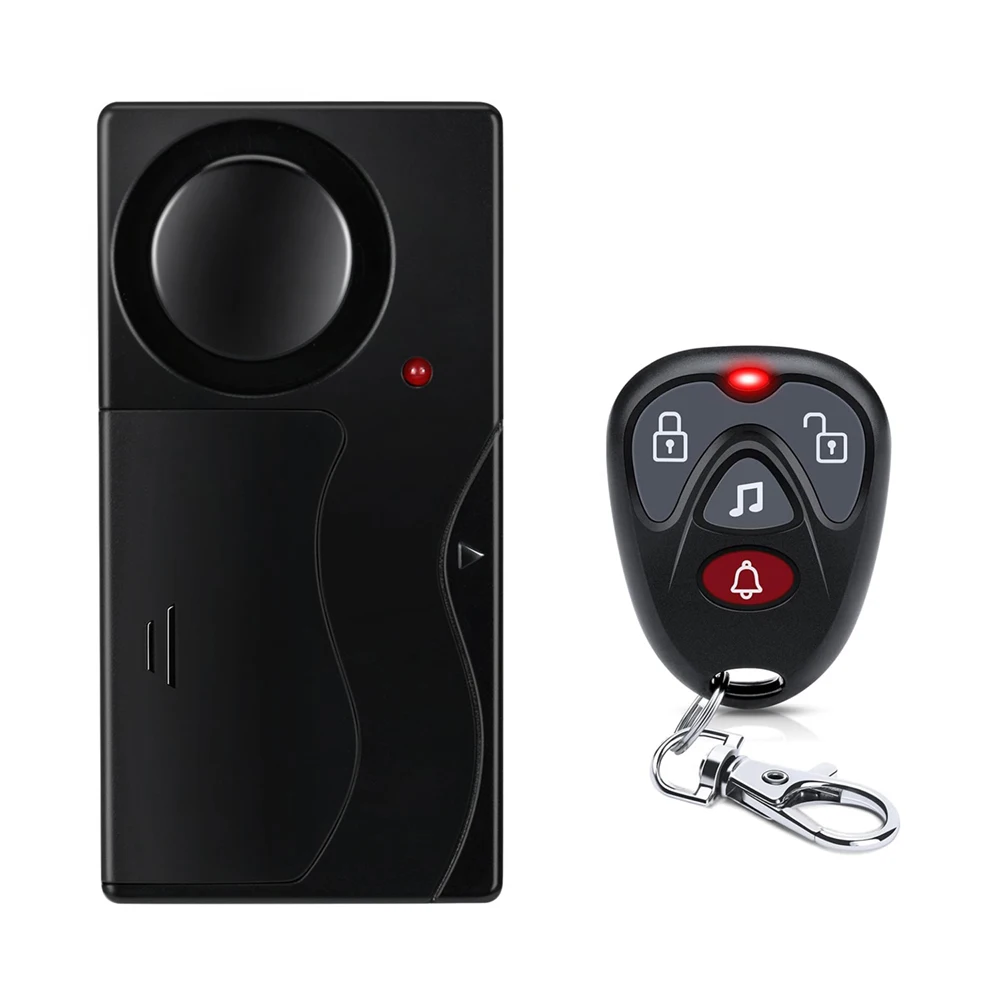 Enhanced Wireless Anti-Theft Vibration Alarm with Sound and Light for Bikes and Motorcycles
