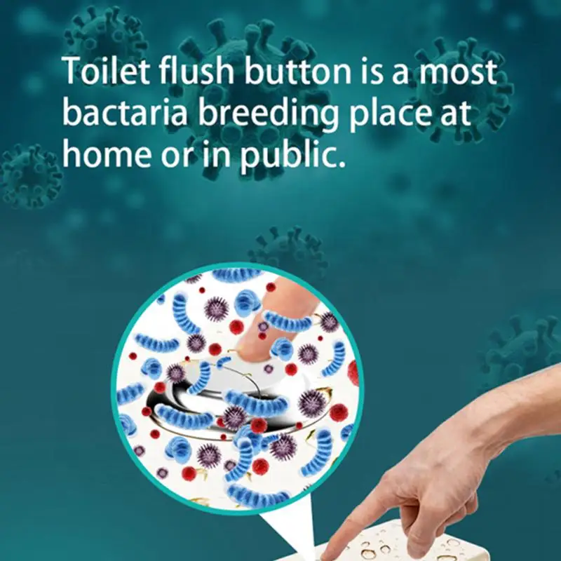

Automatic Toilet Flush Button Induction Toilet Flusher External Infrared Flush KIT Smart Home Kit Smart Toilet Flushing Sensor