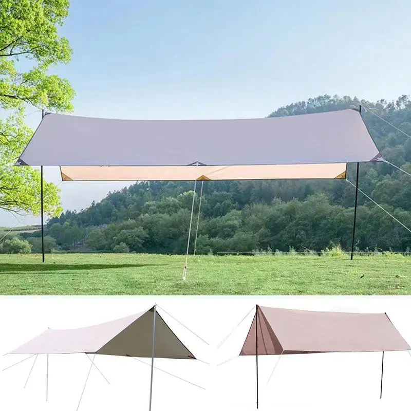 

Awning Waterproof Tarp Tent Shade Ultralight Garden Canopy Sunshade Outdoor Camping Tourist Beach Sun Shelter