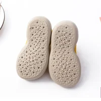2024 Baby First Shoes Toddler Walker Infant Boys Girls Kids Rubber Soft Sole Floor Barefoot Casual Shoes Knit Booties Anti-Slip 5