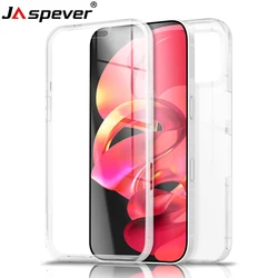 360° Full Body Transparent Hybrid Case - Enhanced Protection with Hard Silicone & Soft Shell - iPhone 12 Mini