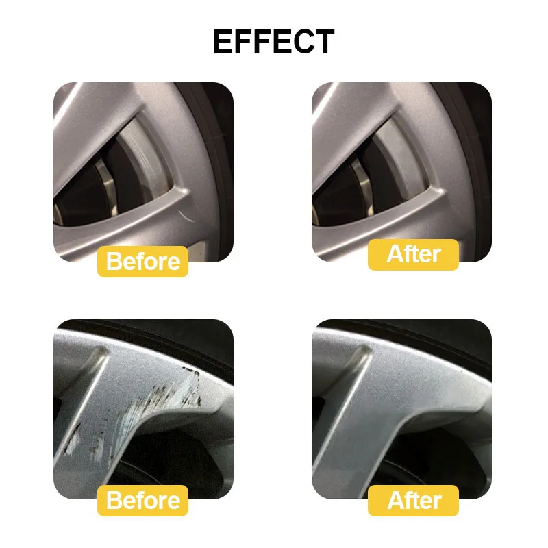 Car Wheel Scratch Repair Kit Alloy Rim Scrapes Scratches Remover Silver  Wheel Paint auto Rim Repair Kit car accessories - AliExpress