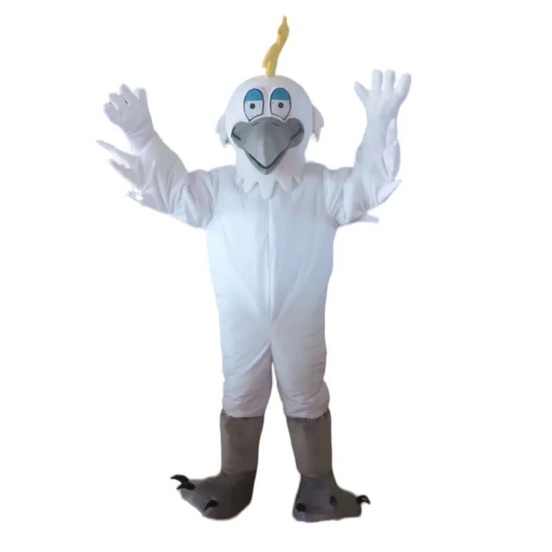 

Seagull Mascot New Snow Geese Egret Bird Mascot Costume Adult Character Cosplay Ceremony Apparel