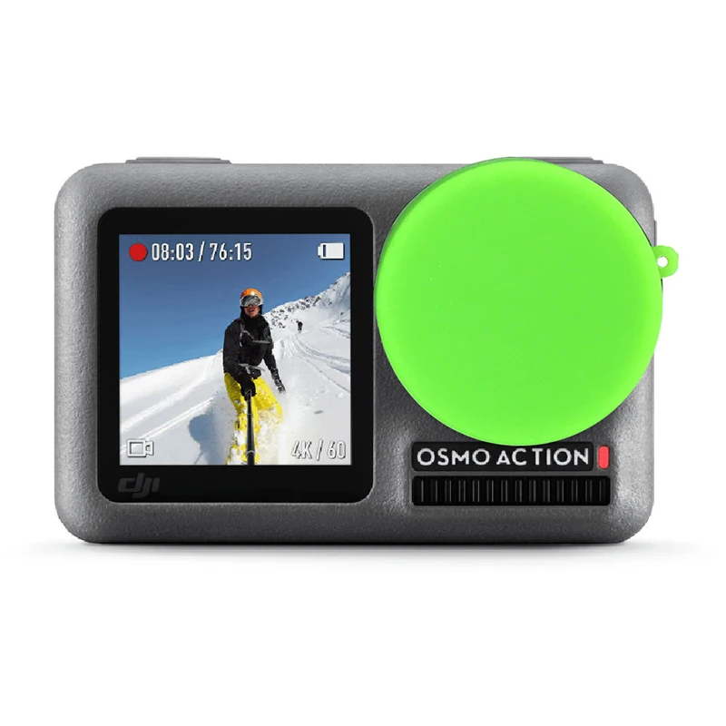 1, Soft Silicone Case Cap, Poeira-Proof, Scratch Resistant, Camera Accessories