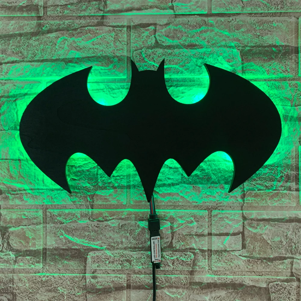 ZK50 3D LED Wall Light Superhero Atmosphere USB Night Light