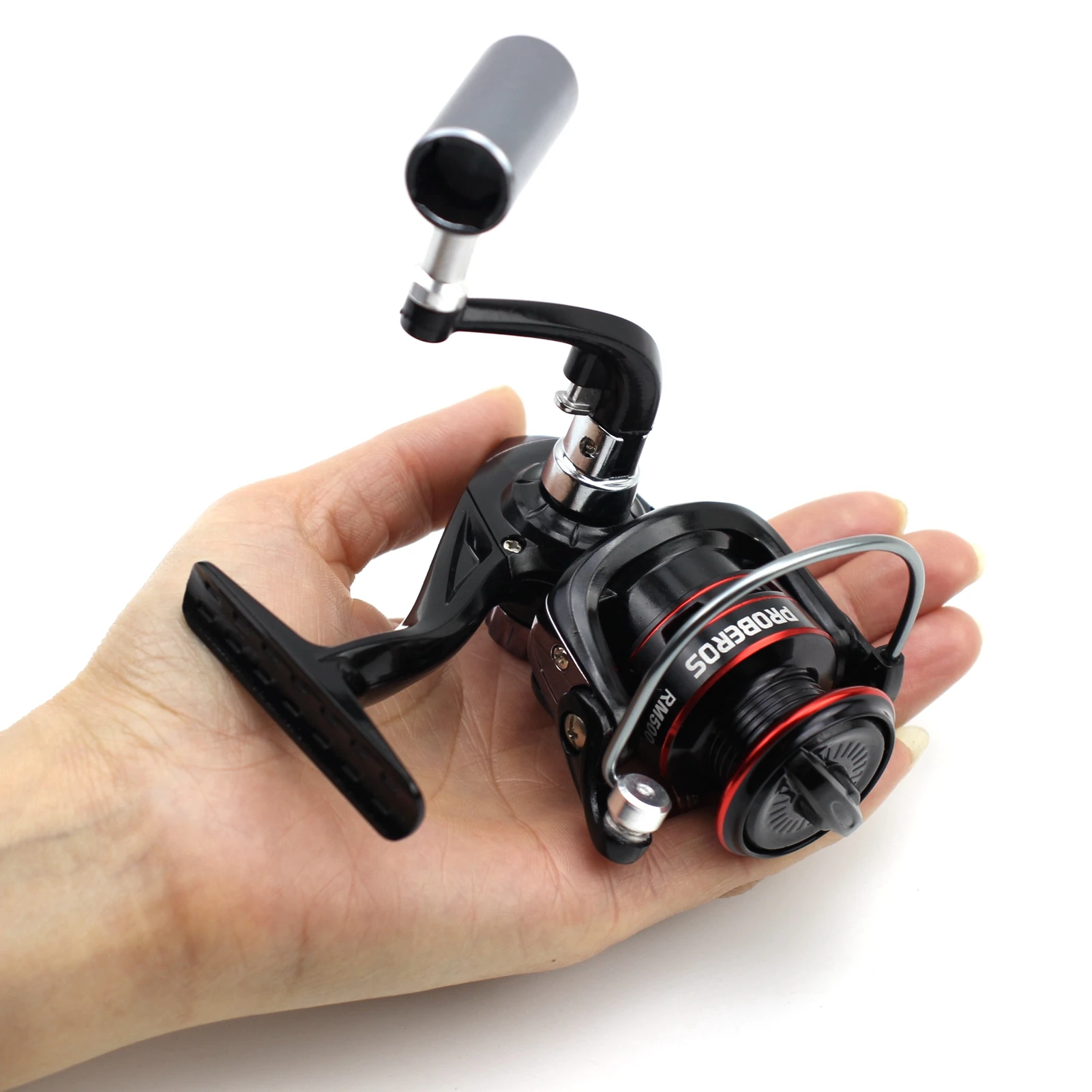 New Ultra Light And Small Portable 12+1Bb 4.8:1 Metal Spool Ice Fishing Spinning Reel Spinning Reel De Pesca Fishing Equipment