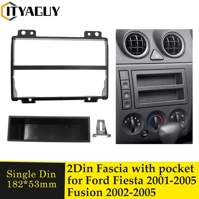 2din Car Radio Fascia For Ford Fiesta 2006-2011 Dvd Stereo Frame