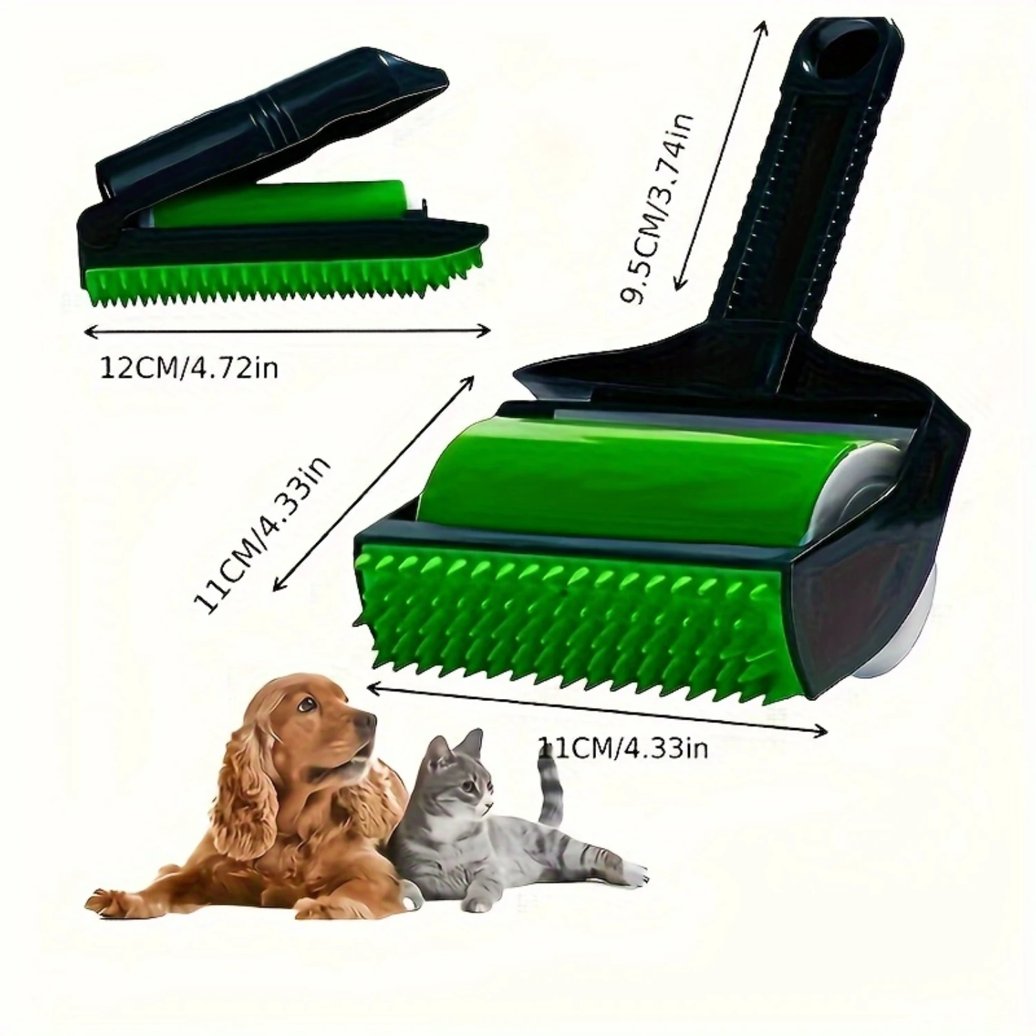 Washable Reusable Pet Hair Removal Roller Set