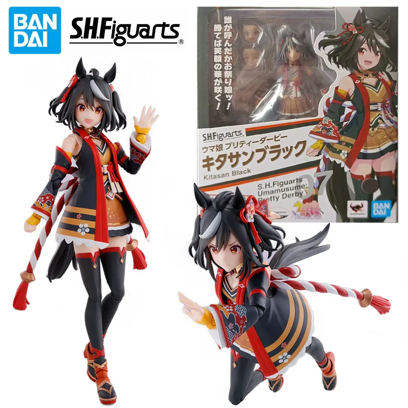 

Bandai Namco S.H.Figuarts Umamusune: Pretty Derby Kitasan Black 16Cm Anime Original Action Figure Model Toy Gift Collection