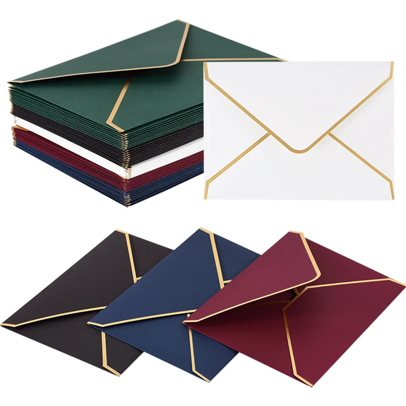 

50/30Pcs Invitation Card Envelopes Bag Wedding Birthday Party Greeting Gift Card Decoration Small Business Supplies 18.5x13.5cm