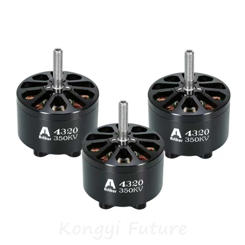 Flashhobby A4320 4 шт. 350KV 6-12S высокоскоростной бесщеточный двигатель дальнего действия X-класса детали радиоуправляемой модели thumbnail 5