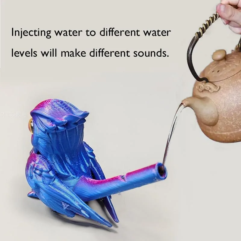 3D Printing Water Bird Whistle for Children Toys Can Add Water To Whistle for Training Bird's Call Kid Toy Desktop Ornament