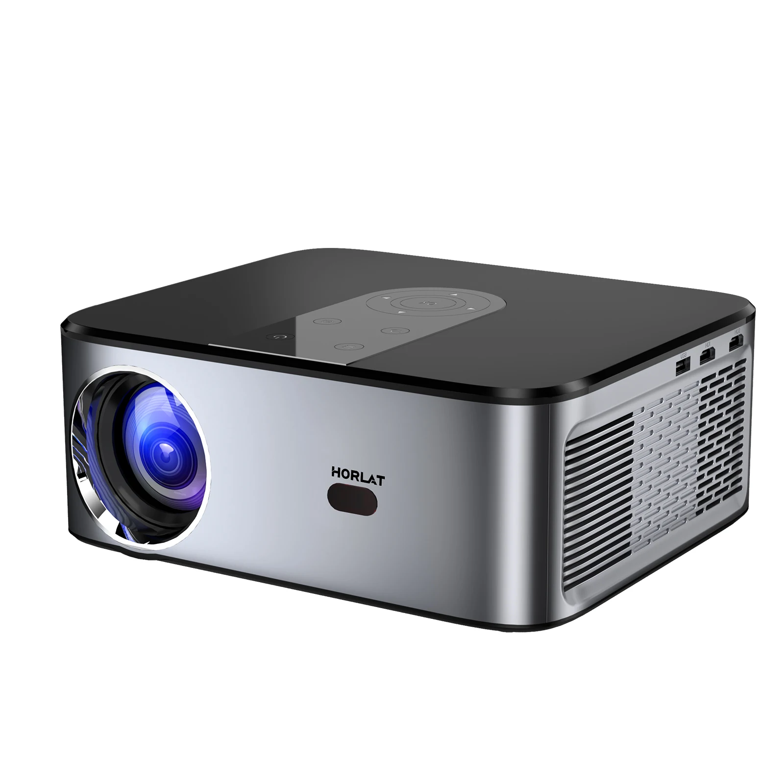 HORLAT 4K 프로젝터 32G 비머 풀HD 1080P 8K 비디오 오디오 홈시어터 자동 초점 키스톤 5G 와이파이 휴대용 프..