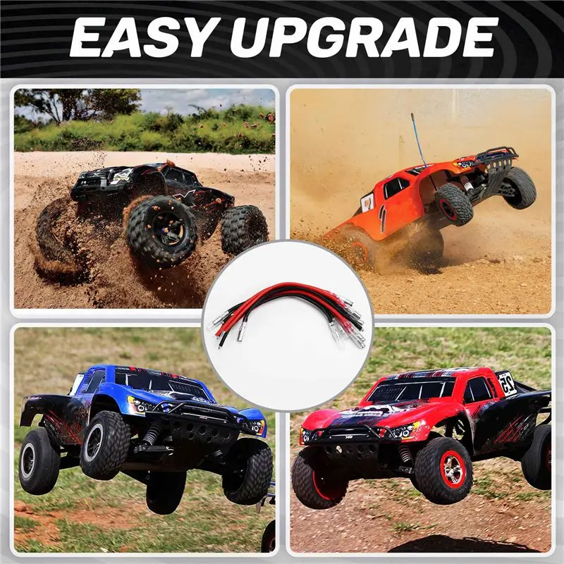 10PCS 4.0Mm 바나나 플러그-앨리게이터 클램프 테스트 라인 RC Car-A32R용 전원 공급 장치 테스트 라인