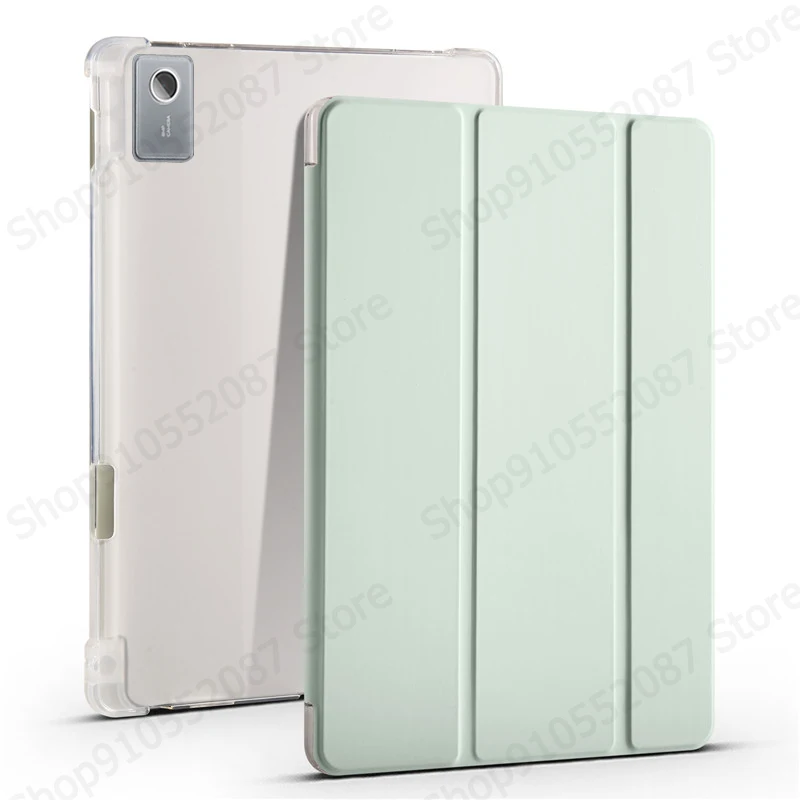 Premium Trifold Tablet Cover with Pen Holder & Soft Back Stand