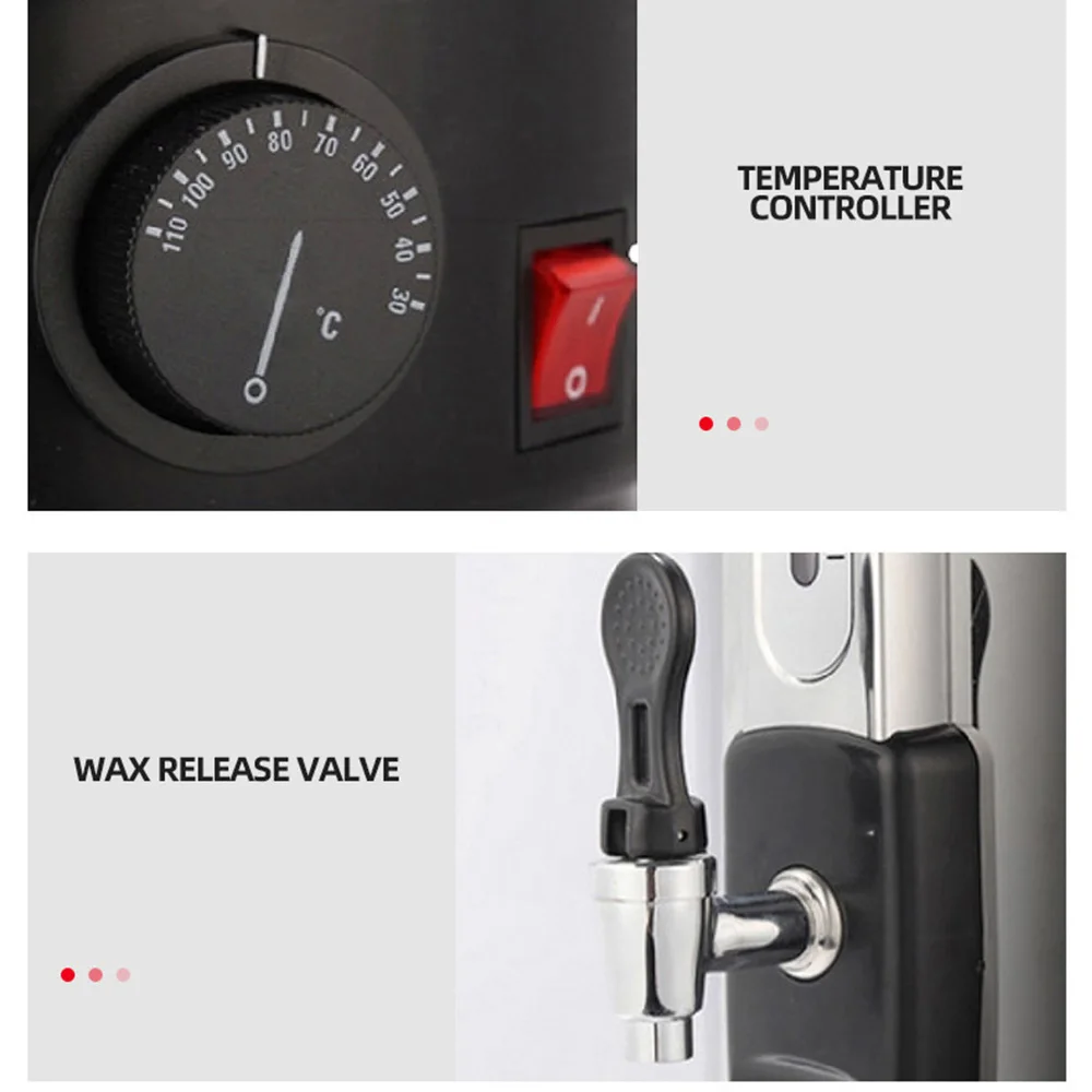 Version Wax Boiling Barrel Electric Wax Heater Beans Bead Heating Melting Machine