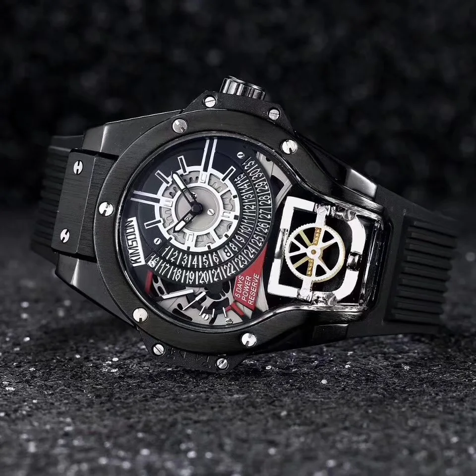 Top High Quality Men Watches Special Dial Steel Quartz Watch Multifunction Luminous Sport Waterproof Luminous AAA Jewelry Clocks
