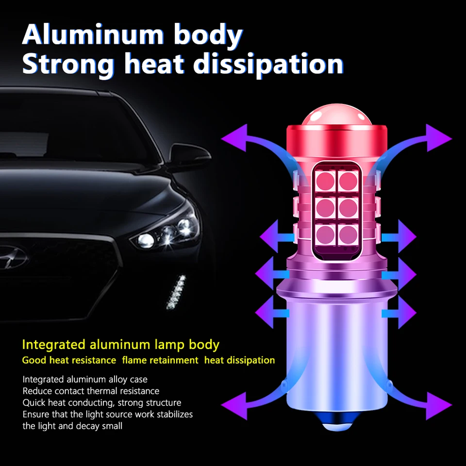 27SMD ���� 1157 1156 T20 W21W LED ��Ʈ�κ�, 5 ȸ ���� ����, ���� ������ ����Ʈ, ���� ���õ� ����, �극��ũ ����Ʈ, �����, 2 ��