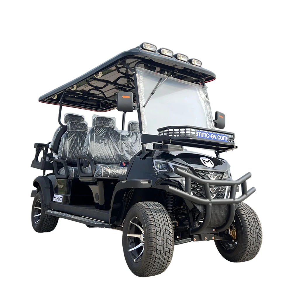 2024 New Design Club Car 4 Wheel Golf Buggy Car 72V Lithium Battery Powered Golf Carts Off Road 6 Passenger Electric Golf Cart