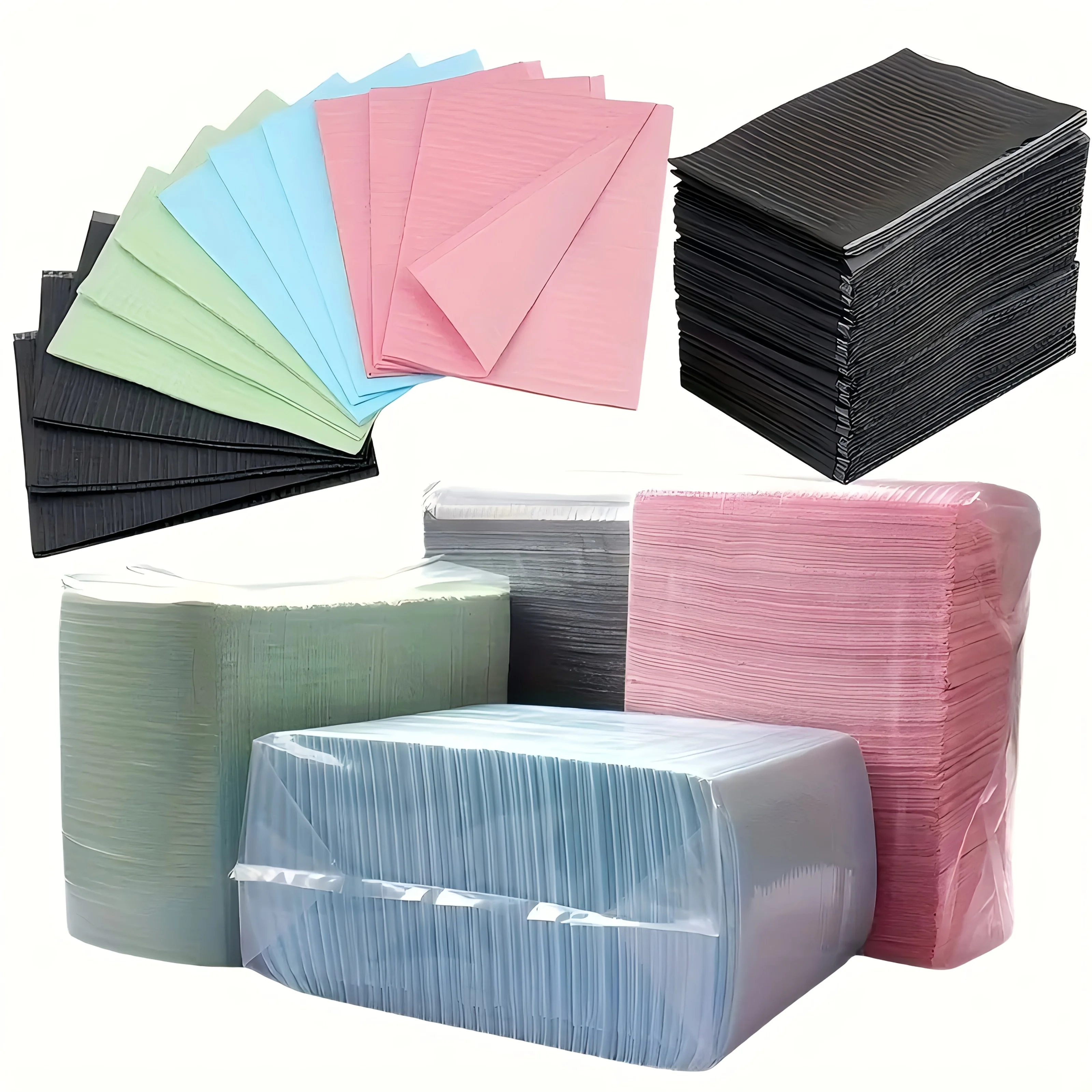 20/100 stücke Nagel Reinigung Tisch Matten Einweg Nail art Matte Wasserdichte Tischdecke für Maniküre Pediküre Papier Blätter Nagel werkzeuge – Detail 9