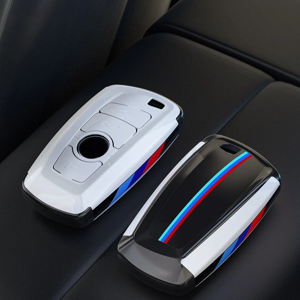 BMW F30 F20 F10 F18 F22 F01 X3 X4 F06 F02 M3 M5 차량용 카본 파이버 키 커버 케이스 쉘 자동차 키체인 자동차 스타일링 액세서리