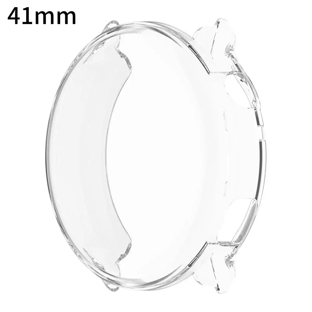 Enhanced Full Coverage Electroplated TPU Watch Case with Built-in Screen Protector - Anti-Scratch & Shockproof Protective Cover