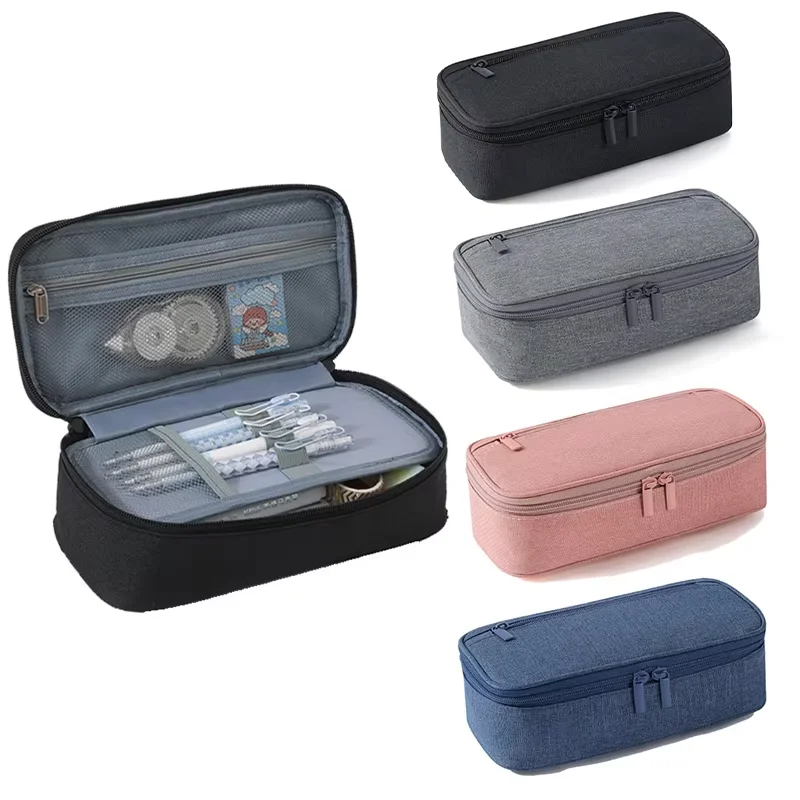 Portable Multi-Functional Large Capacity Pencil Case and Stationery Organizer