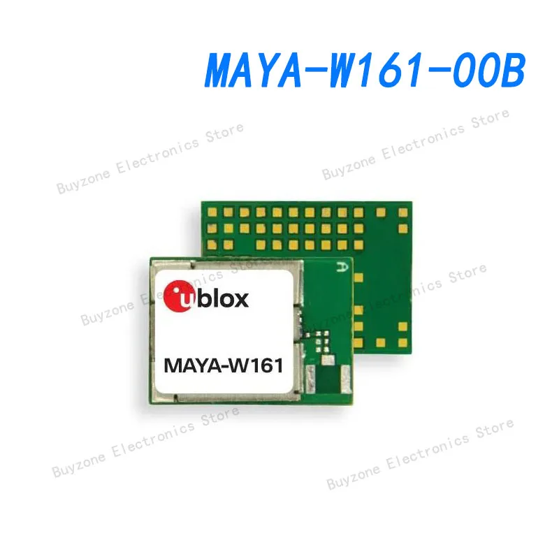 

MAYA-W161-00B Multiprotocol Modules Dual band Wi-Fi, 802.11a/b/g/n + Dual mode Bluetooth 5 module, 2 antenna PINs, SDIO host IF