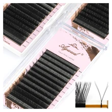 

AGUUD Individual Lashes For YY Eyelash Extensions Double Tip Lashes Cilios Easily Grafting YY Shape Lash Faux Mink Extensions