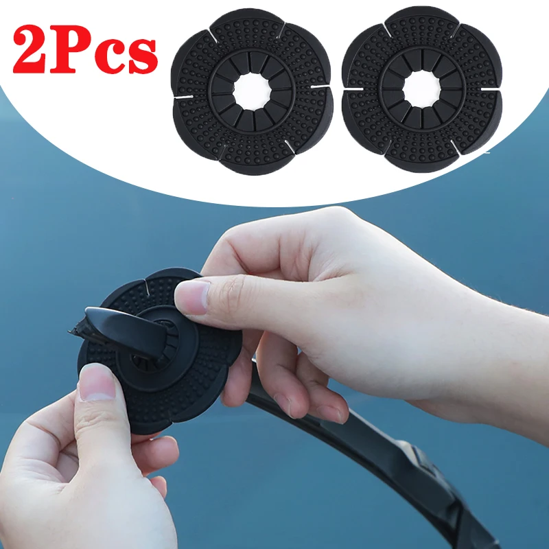

Car wiper hole protective cover Windshield wiper arm hole silicone protective cover Fragment leaf dust cover accessories
