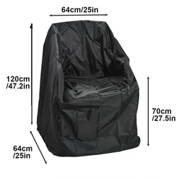 Waterproof Outdoor Furniture Protection Cover - Durable & Weatherproof (Black)