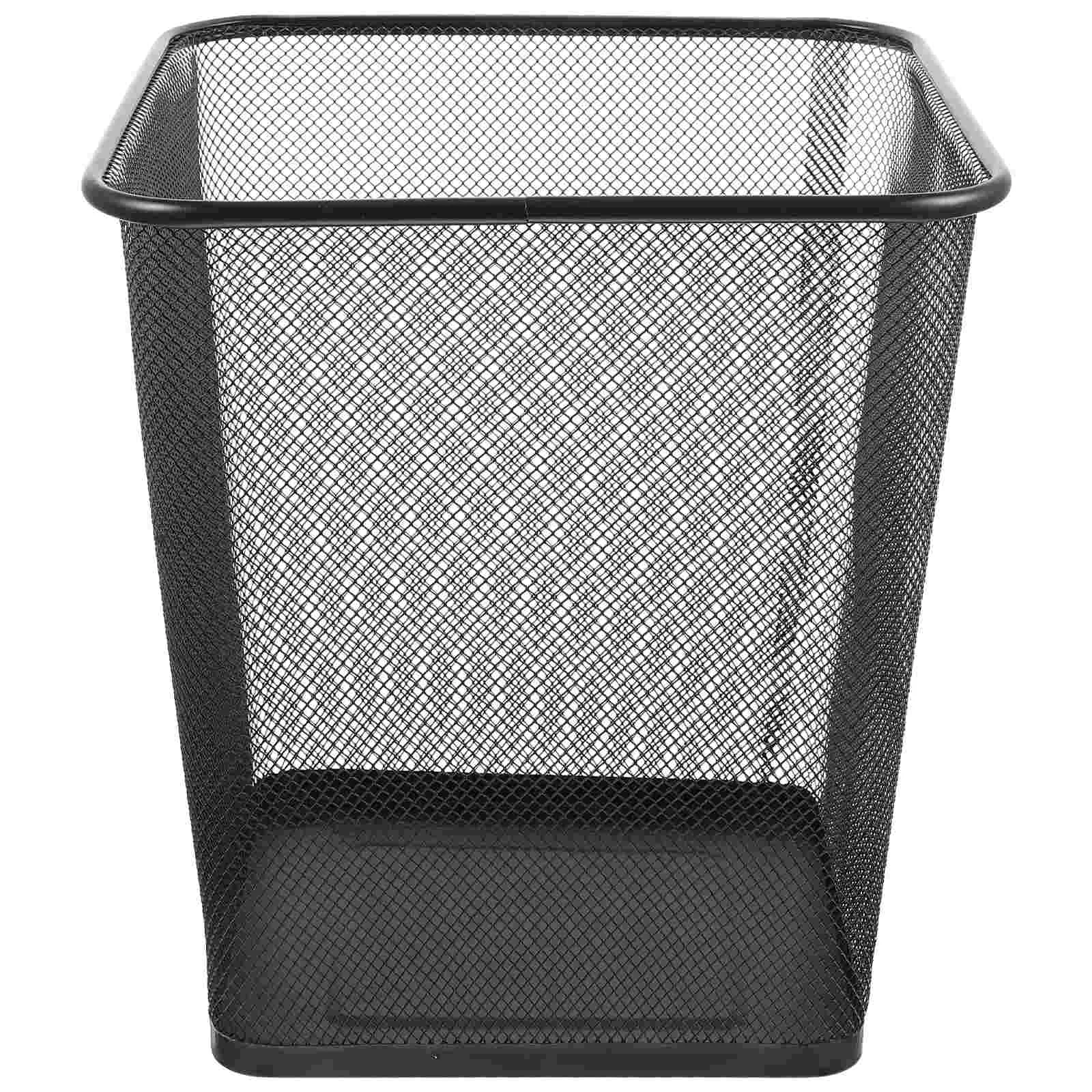 

Container Garbage Can Wire Trash Outdoor Storage Round Litter Boxs Metal Mesh WasteOutdoor Storage Round Litter Boxs Silk