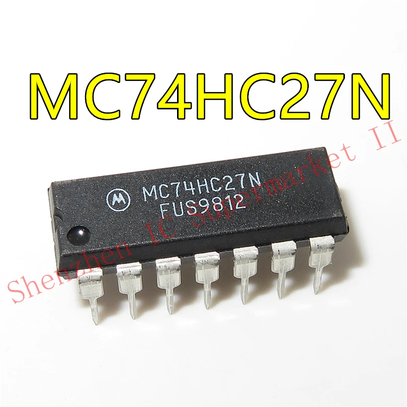 

25 шт. MC74HC27N 74HC27 Новый