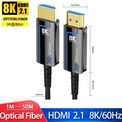 Ultra High - Speed 8K HDMI 2.1 Fiber Optic Cable - 10M - 32.8FT (8K HDMI2.1)