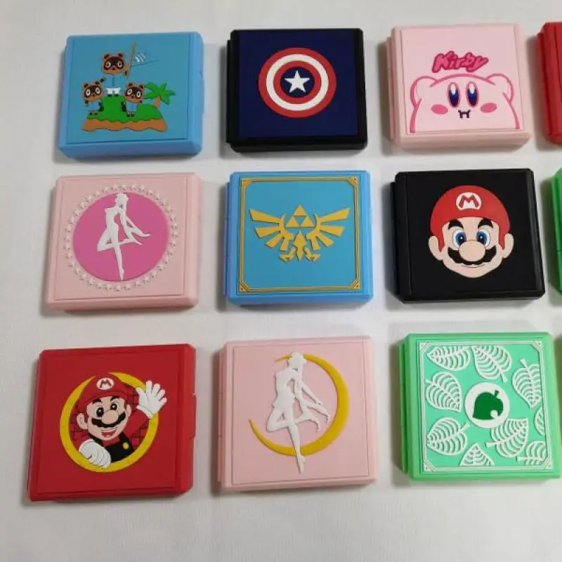 

Kirby Card Box Series Anime Serise Kawaii Switch Oled Cassette Case Ns Game Card Storage Box Lite Card Box Baby Boy Girl Gift