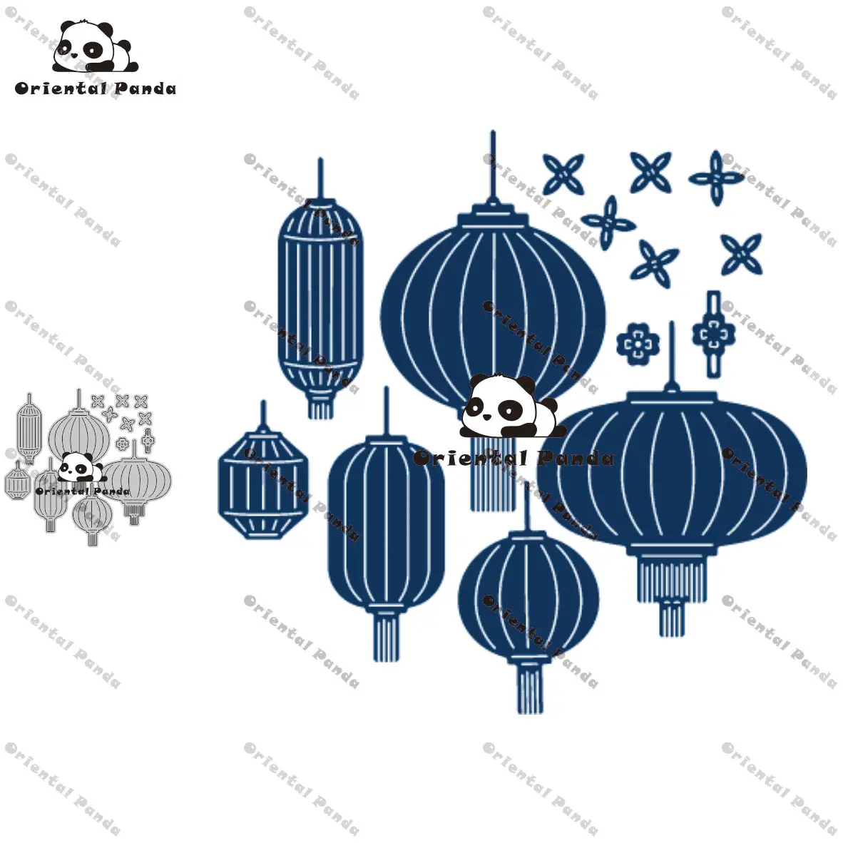 

New mold 2022 DIY die cutting New ornament Floating Lanterns 2022 clamping process metal die cutting business cutting dies