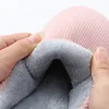 Thick Sole Home Indoor Outside Men And Women Couples Winter Household Warm Fluffy Slippers High Heels Plush Cotton Shoes Ladies 5
