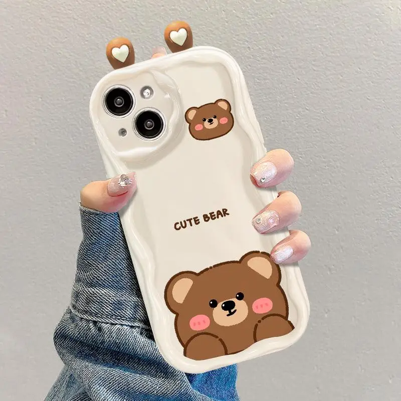 thumbnail image 1 of Funda para Xiaomi Redmi Note 12 4G 9 8 11 10 12 13 Pro Plus 12S Redmi 13C 12C 9C 10C 9A 9 10 A1 A2 Plus Shell 3D Frog Eyes, 1 of 5