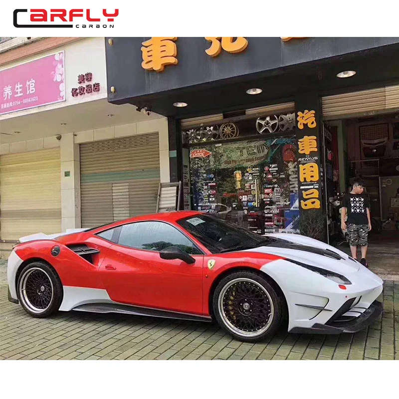 Parti Della Carrozzeria In Stile Formi-Sha Adatte Per Kit Carrozzeria Auto Ferrari 488 Gtb
