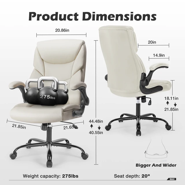 JHK Ergonomic PU Leather Padded Armrest Living Room Rocking Gaming Chair Swivel Wheel With Lumbar Support Gaming Chairs