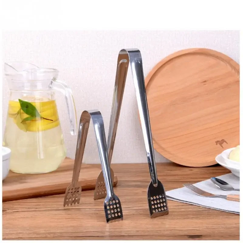 Stainless Steel Food Tongs Kitchen Utensils et Cooking Tool Anti Heat Bread Clip Pastry Clamp Barbecue Kitchen Tongs Steel