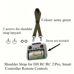 Adjustable Shoulder Strap with Metal Buckle and Screws - Green color