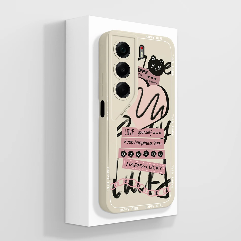 Trendy Creative Soft High-Quality Liquid Silicone Phone Case - Durable Bumper Back Cover