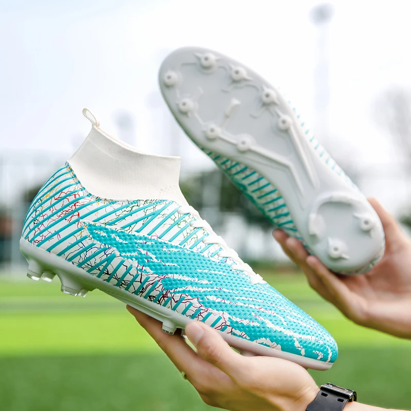 Fußball Schuhe Stollen Männer Breathabl Erwachsene Hot-selg Hohe-qualität Ultraleicht Fußball Stiefel_voghion.com