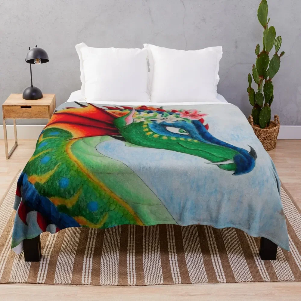 Queen Glory - Wings Of Fire Throw Coperta Letto Divano Decorativo Coperte Di Design Di Lusso