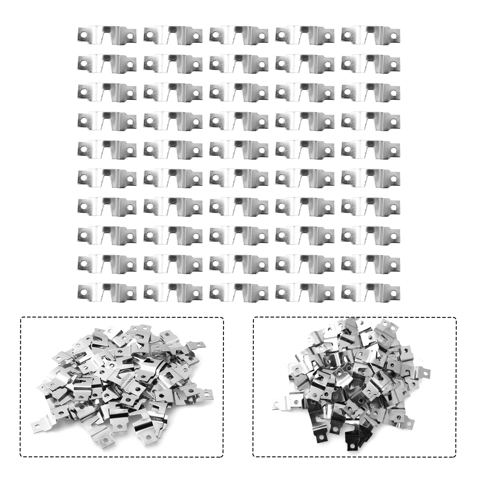 10/50PCS Picture Frame Hanger High Quality Hardware Holder Hanging Hook For Pictures Paintings Mirrors Picture Frames