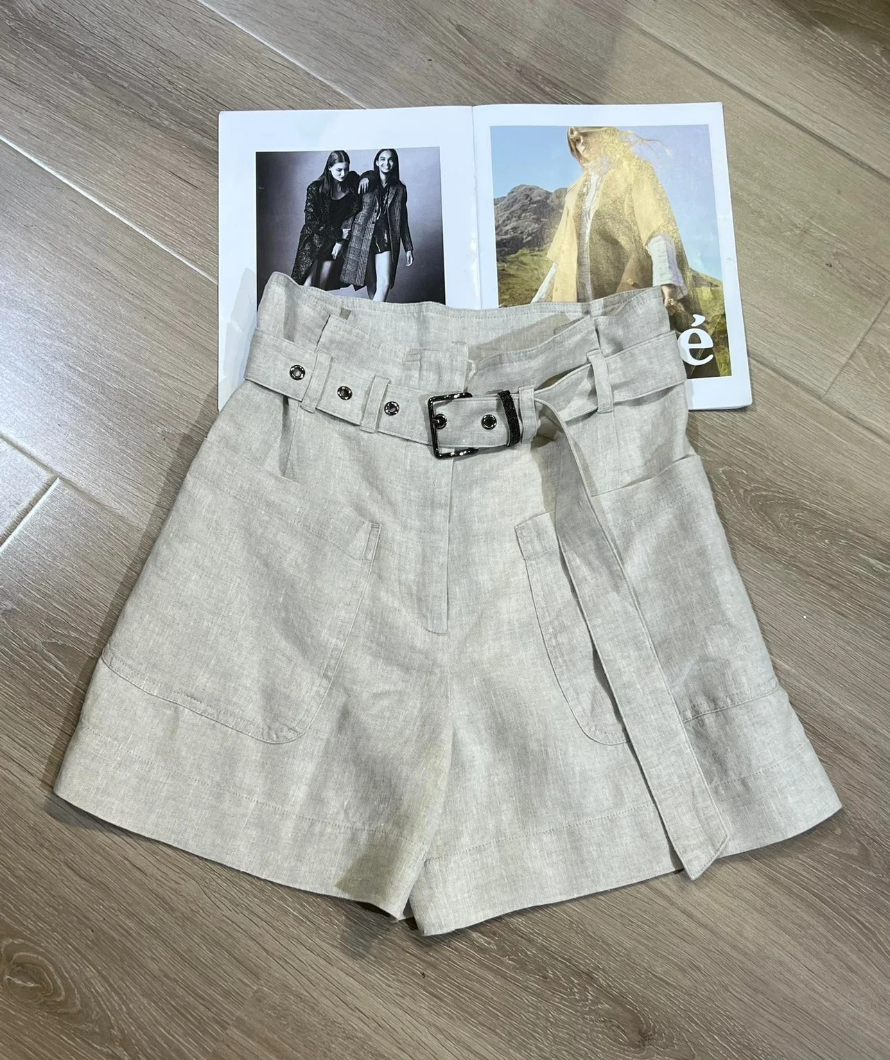 Italian Style B*C Linen Blazers Set Casual Suit Long Pants Classic Fashion Two Piece Suit High Quality