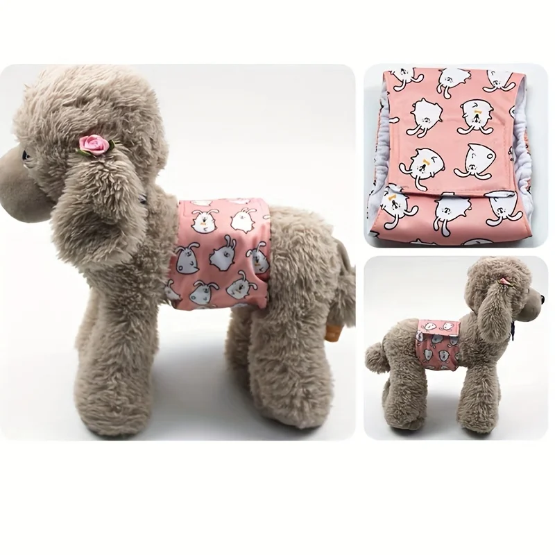 Title 2, Male Dog Pet Printed Physiological Pants Dog Ur...