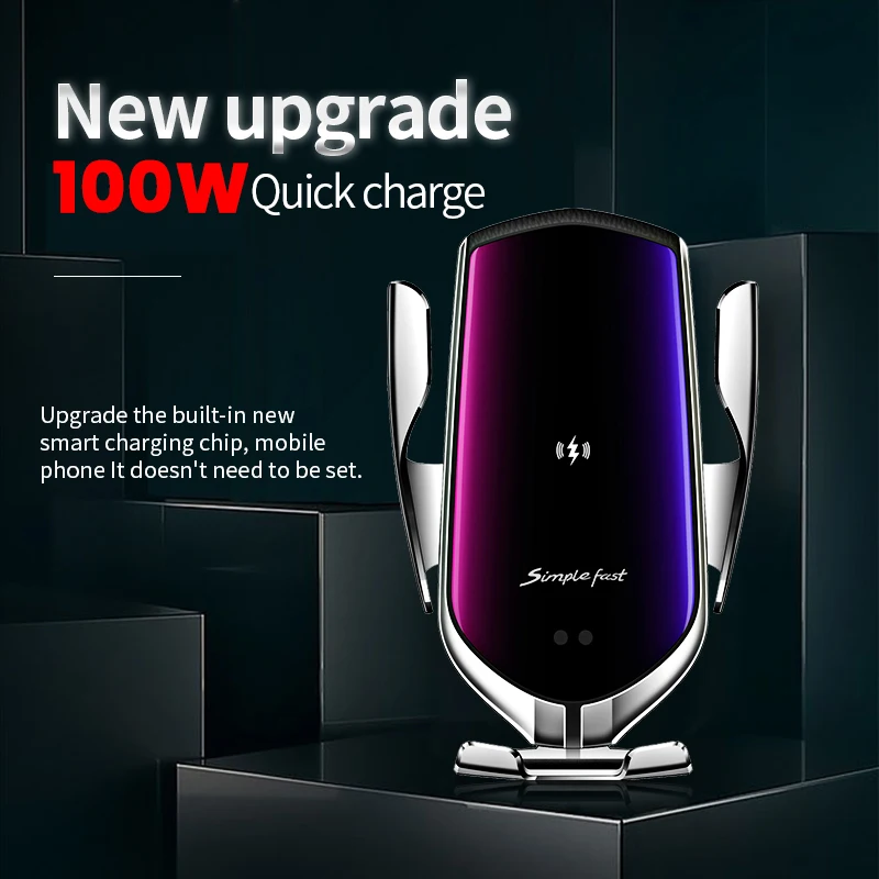 Eonline 3D vehicle-mounted mobile phone wireless charging bracket Infraredmagnetic absorption universal all mobile phone